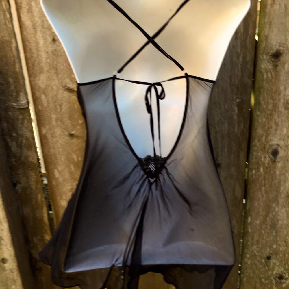 Black Lace & Sheer Lingerie